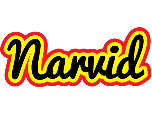Narvid flaming logo