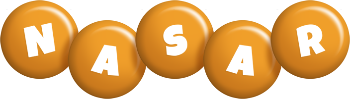 Nasar candy-orange logo