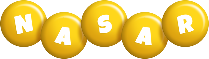 Nasar candy-yellow logo
