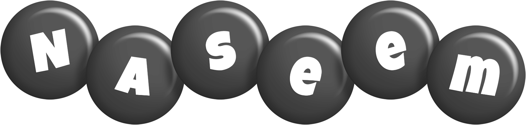 Naseem candy-black logo
