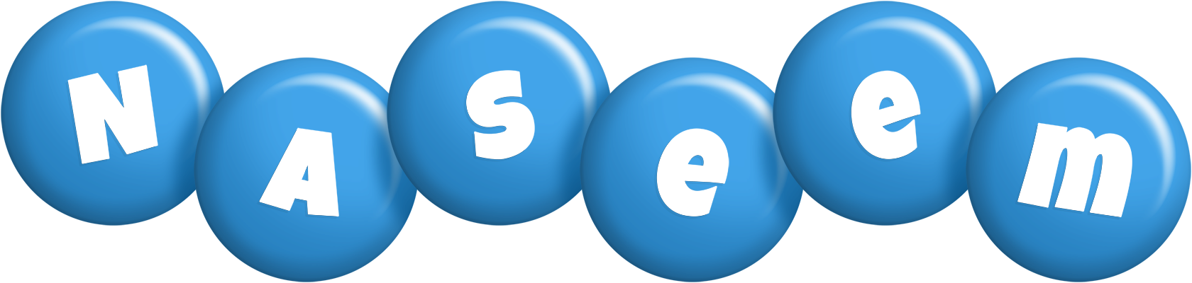 Naseem candy-blue logo
