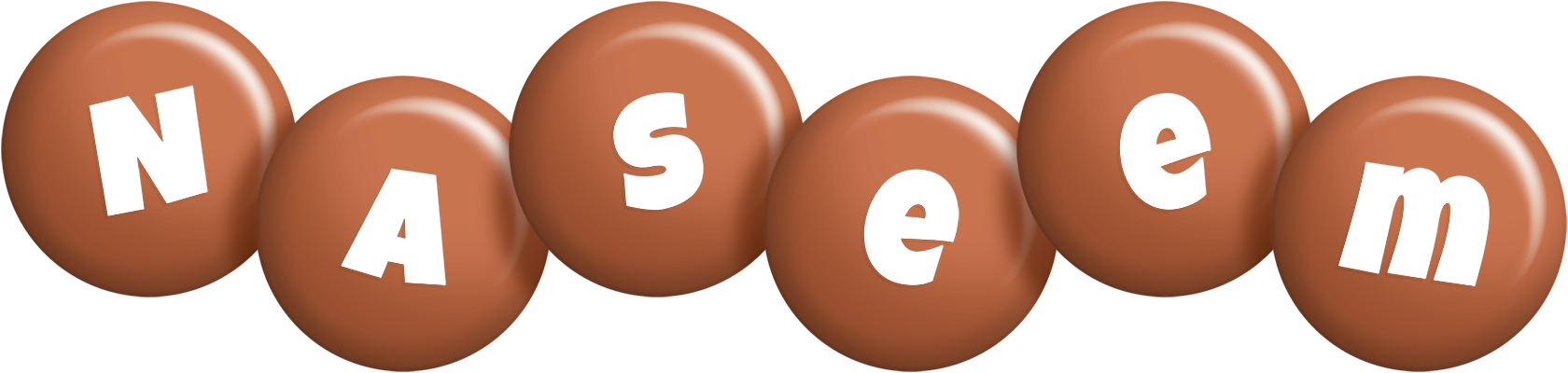 Naseem candy-brown logo