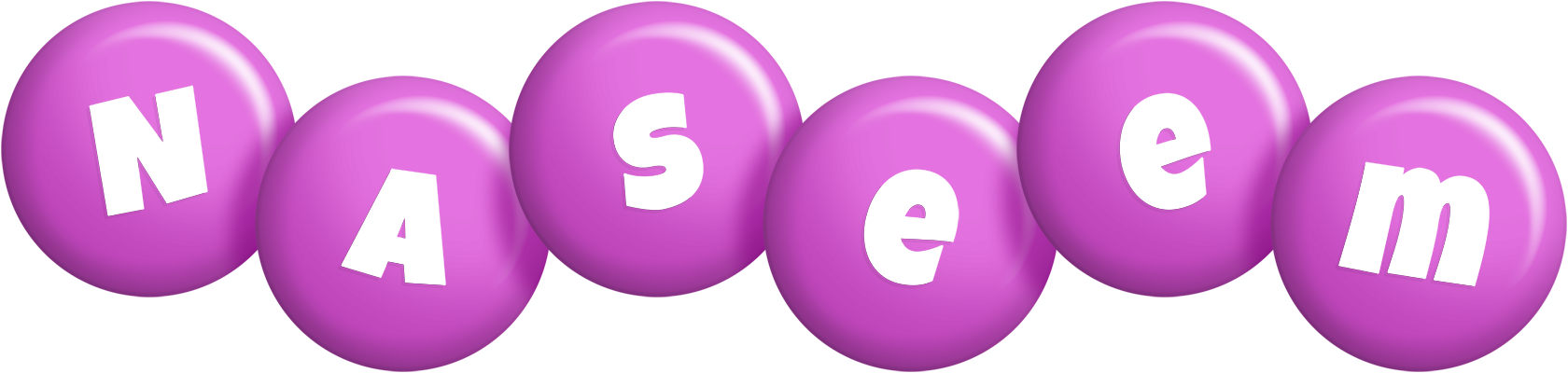 Naseem candy-purple logo