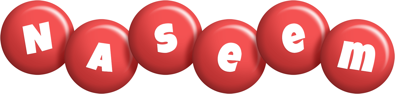 Naseem candy-red logo