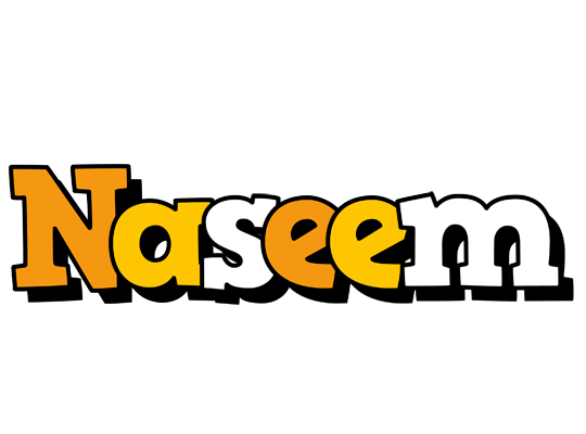 Naseem cartoon logo