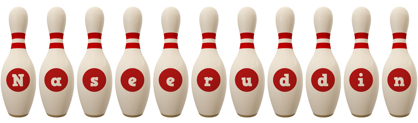 Naseeruddin bowling-pin logo