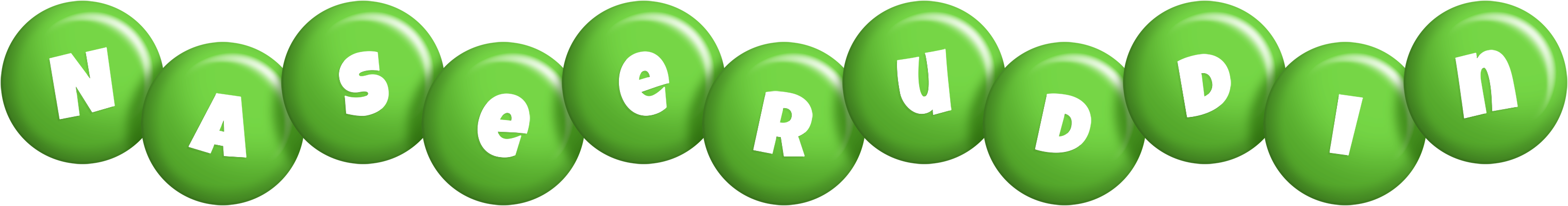 Naseeruddin candy-green logo