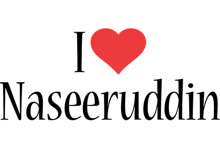 Naseeruddin i-love logo