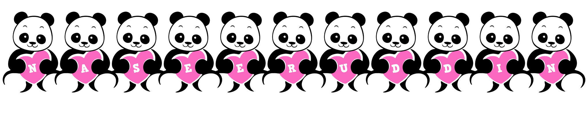 Naseeruddin love-panda logo
