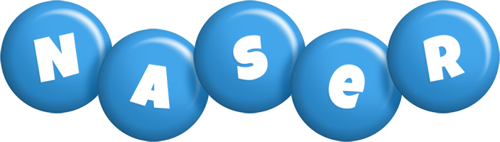 Naser candy-blue logo