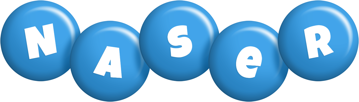 Naser candy-blue logo