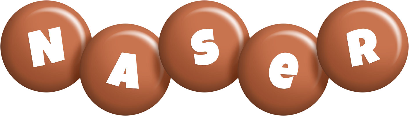 Naser candy-brown logo