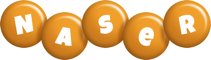 Naser candy-orange logo