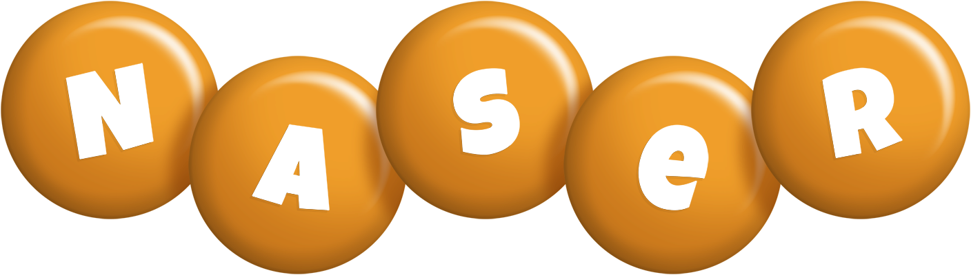 Naser candy-orange logo