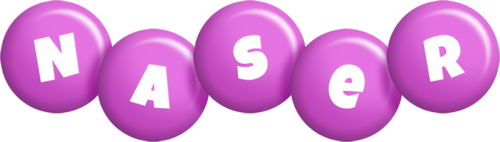 Naser candy-purple logo