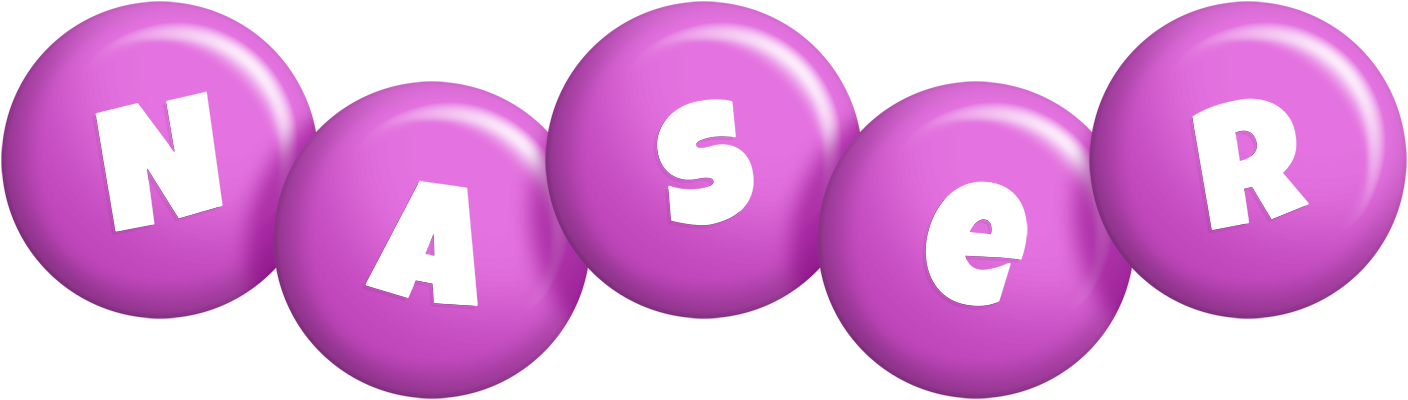 Naser candy-purple logo