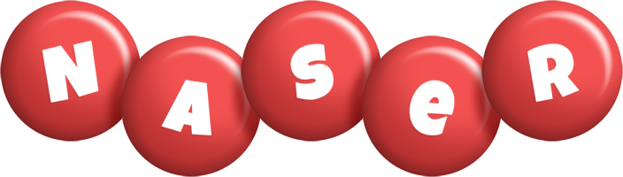 Naser candy-red logo