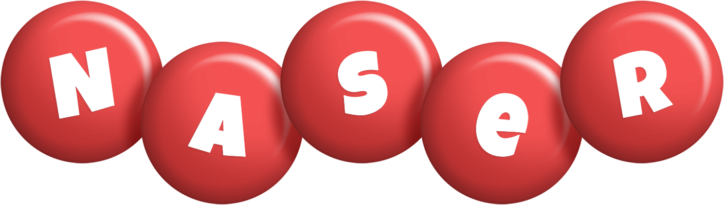 Naser candy-red logo