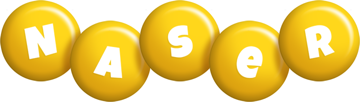 Naser candy-yellow logo