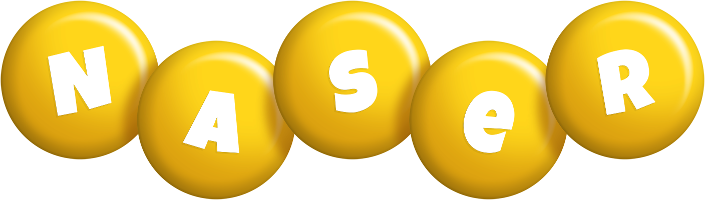 Naser candy-yellow logo