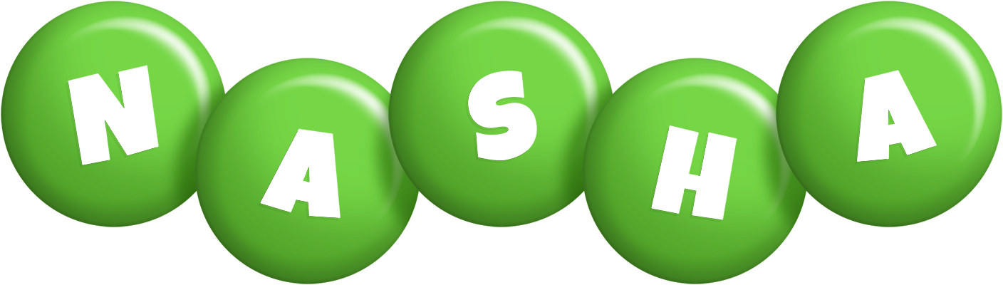 Nasha candy-green logo