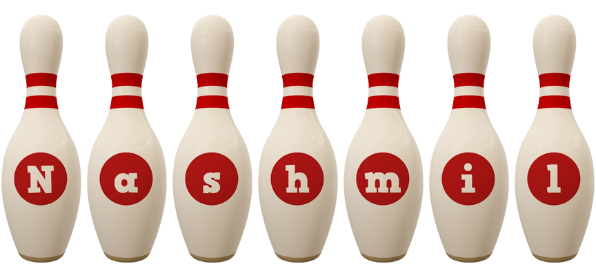 Nashmil bowling-pin logo