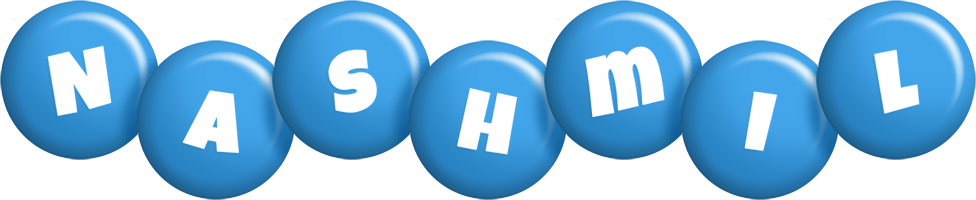 Nashmil candy-blue logo