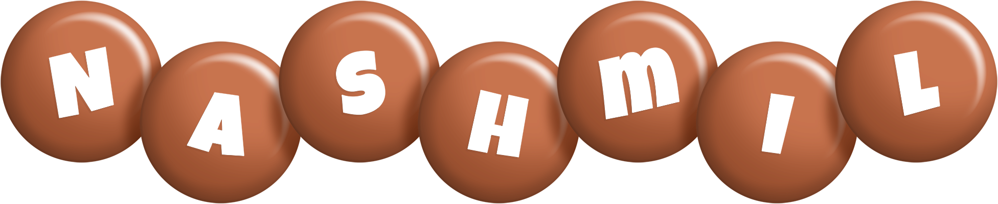 Nashmil candy-brown logo