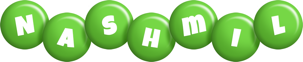 Nashmil candy-green logo