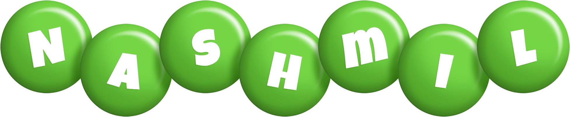 Nashmil candy-green logo
