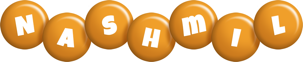 Nashmil candy-orange logo
