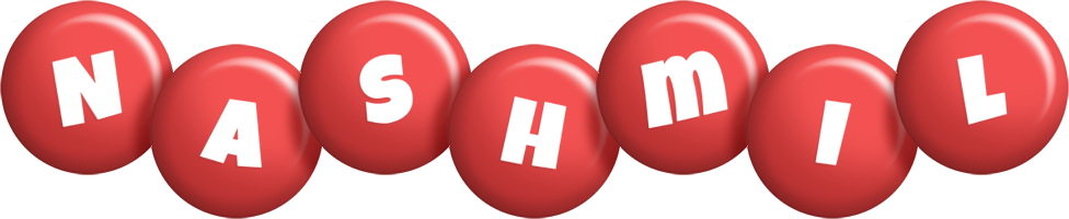 Nashmil candy-red logo