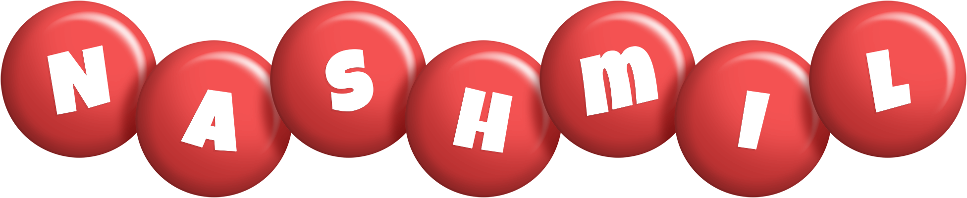 Nashmil candy-red logo