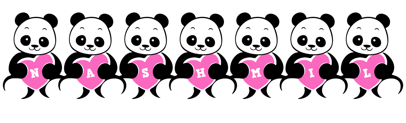 Nashmil love-panda logo