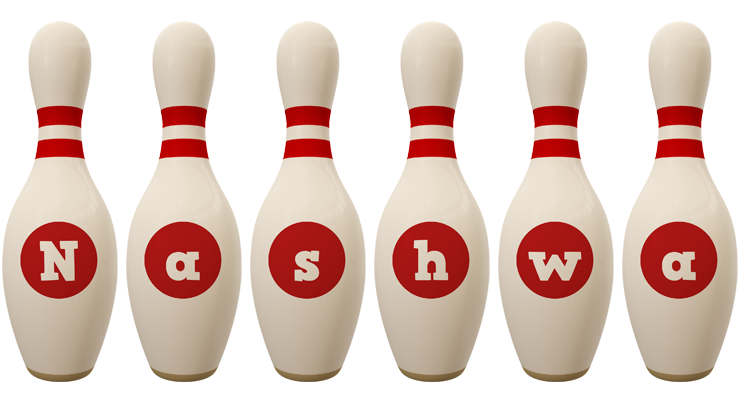 Nashwa bowling-pin logo