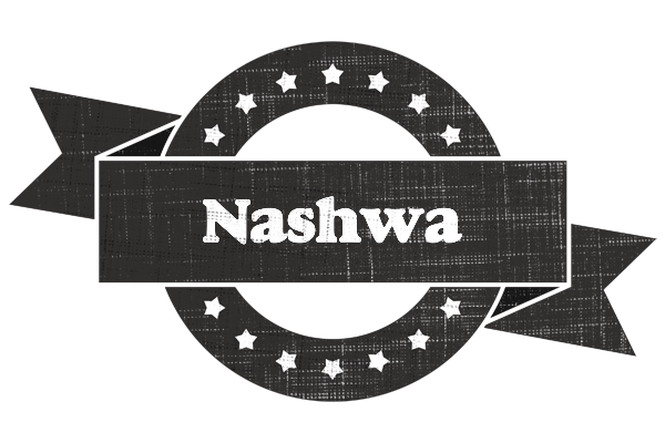 Nashwa grunge logo