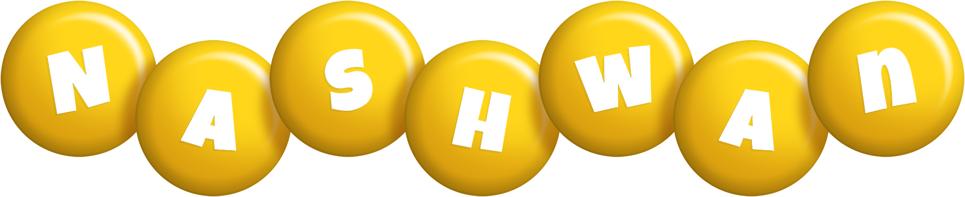 Nashwan candy-yellow logo