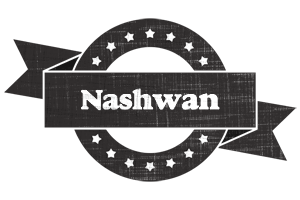 Nashwan grunge logo