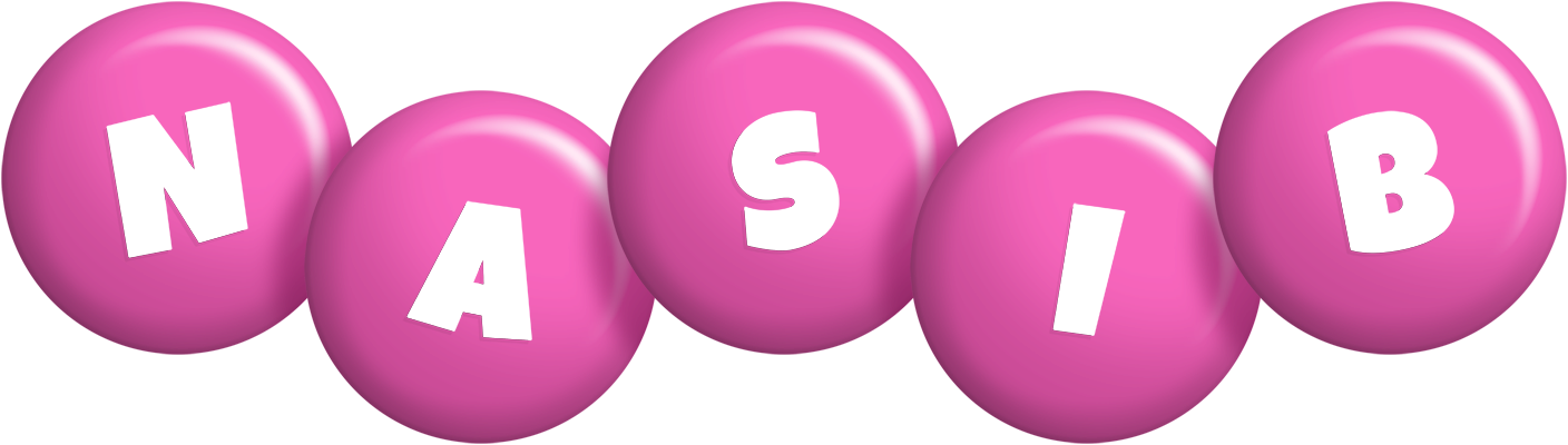 Nasib candy-pink logo