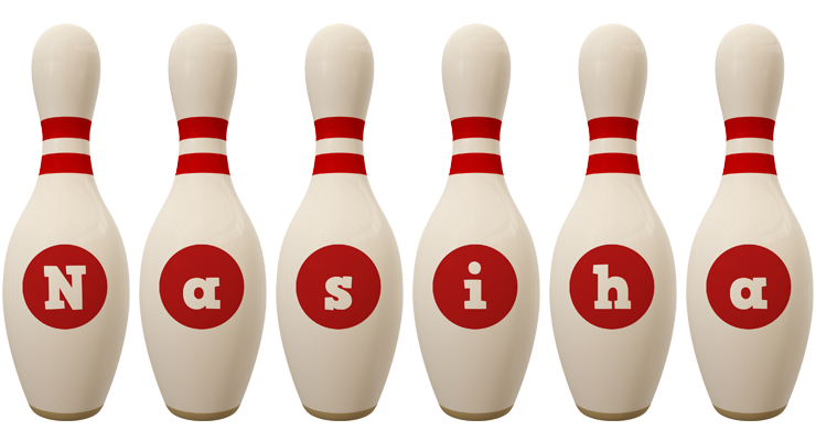 Nasiha bowling-pin logo