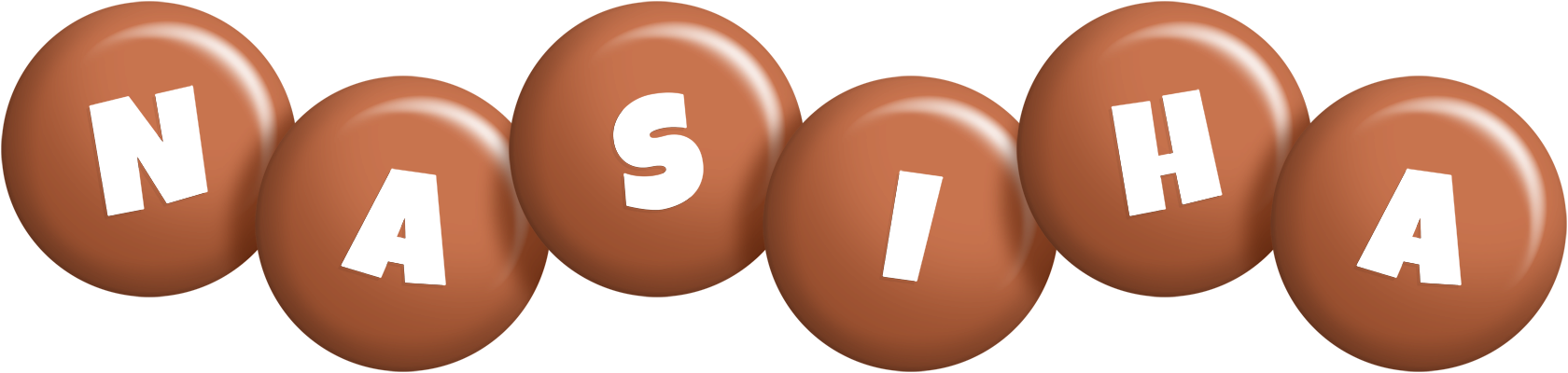 Nasiha candy-brown logo