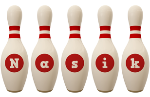 Nasik bowling-pin logo