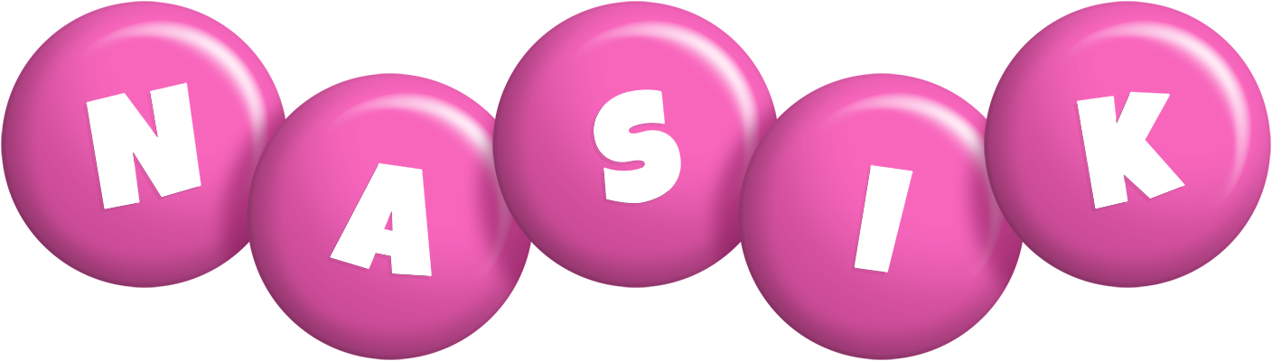 Nasik candy-pink logo