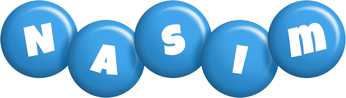 Nasim candy-blue logo