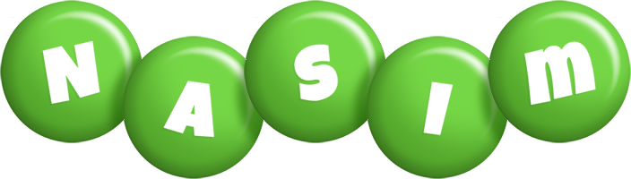 Nasim candy-green logo