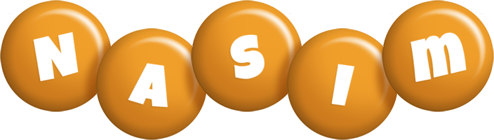 Nasim candy-orange logo