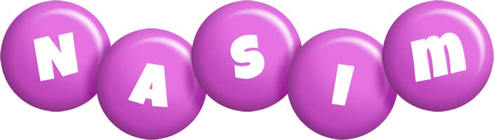 Nasim candy-purple logo