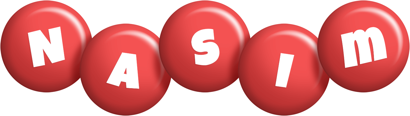Nasim candy-red logo