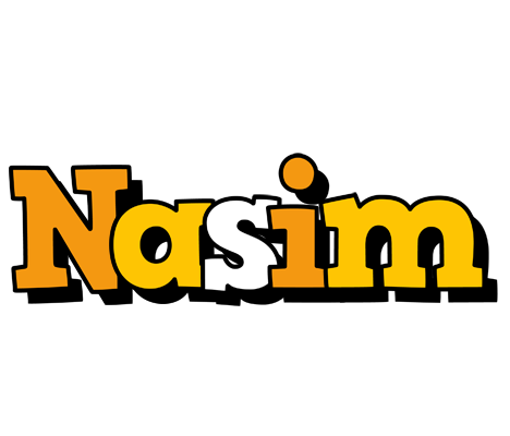 Nasim cartoon logo