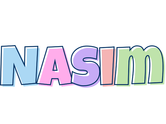 Nasim pastel logo